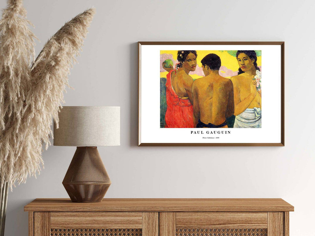 Paul Gauguin - Three Tahitians Poster