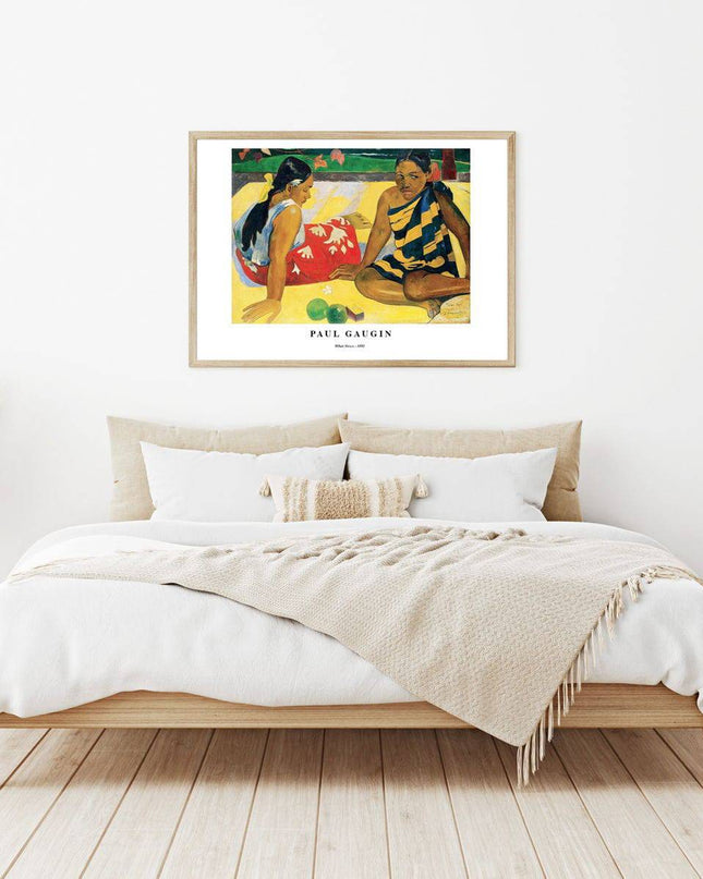 Paul Gauguin - What News Poster