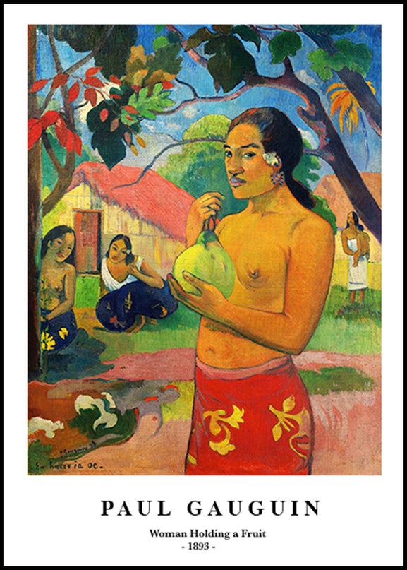 Paul Gauguin - Woman Holding a Fruit Poster