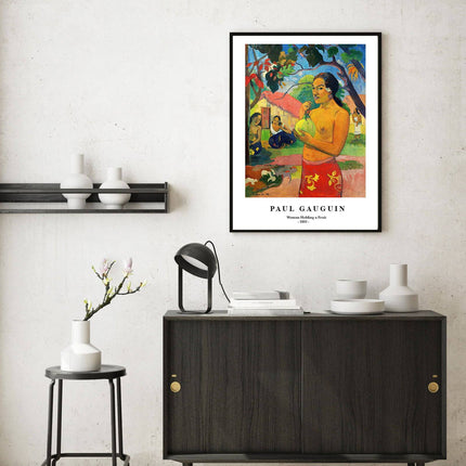Paul Gauguin - Woman Holding a Fruit Poster