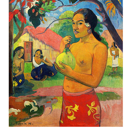 Paul Gauguin - Woman Holding a Fruit Poster