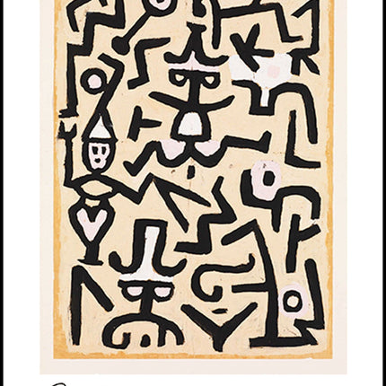 Paul Klee - Comedians' Handbill Poster