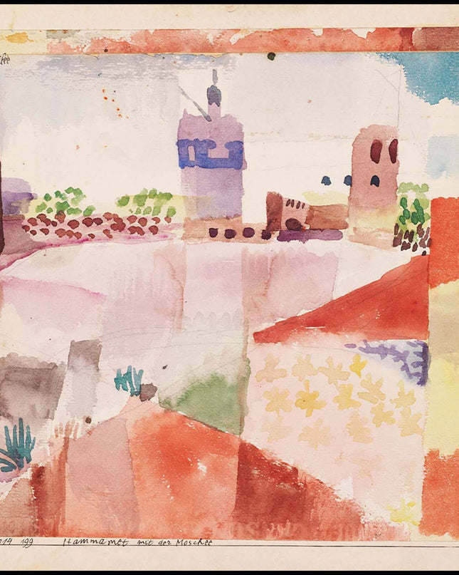 Paul Klee - Hammamet with Its Mosque