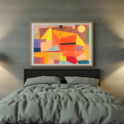 Paul Klee - Joyful Mountain Landscape