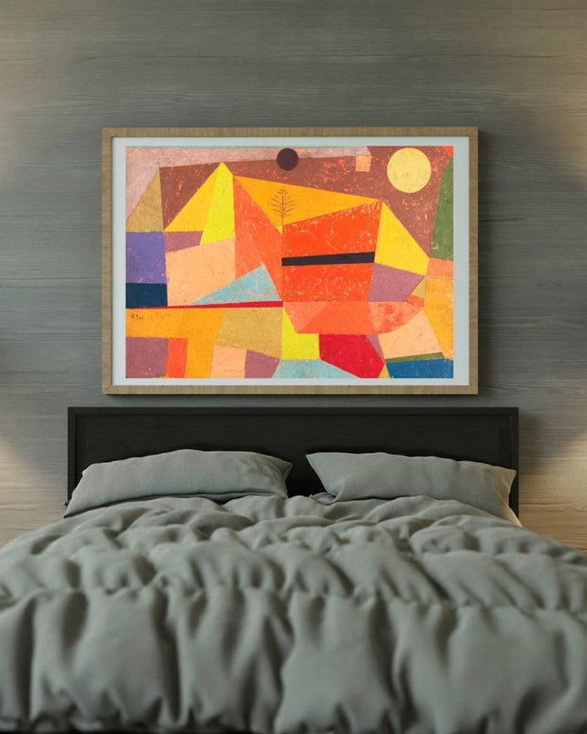 Paul Klee - Joyful Mountain Landscape