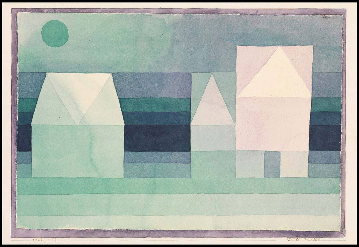 Paul Klee - Three Houses