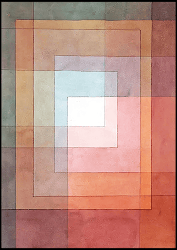 Paul Klee - White Framed Polyphonically