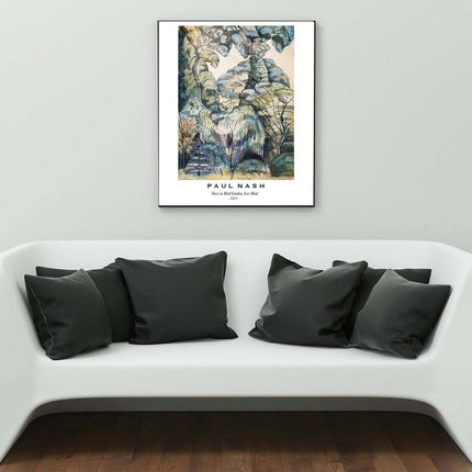 Paul Nash - Trees in Bird Garden Poster