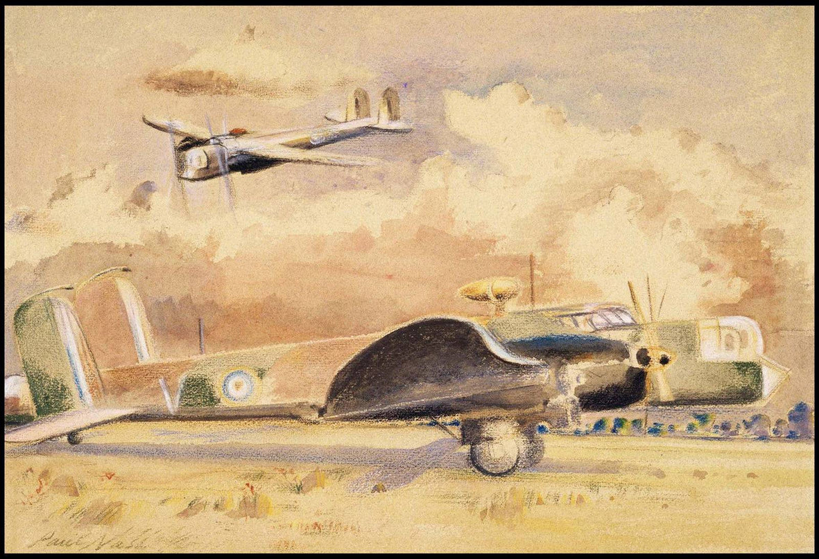 Paul Nash - Whitley Bombers Sunning