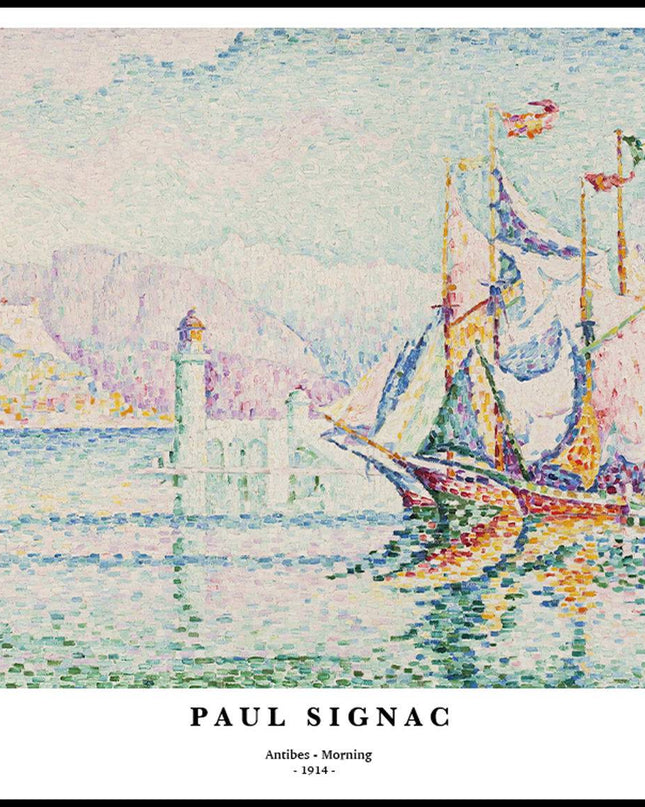 Paul Signac - Antibes - Morning Poster