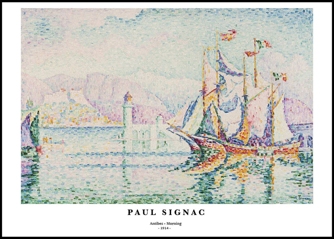 Paul Signac - Antibes - Morning Poster