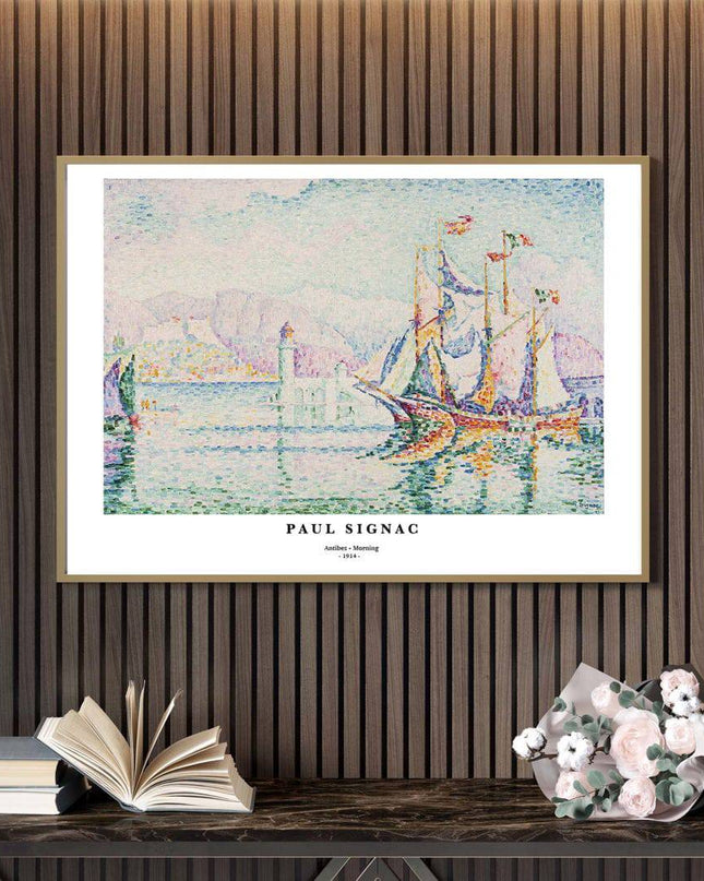 Paul Signac - Antibes - Morning Poster
