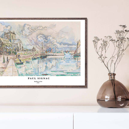 Paul Signac - Barfleur, Le Port Poster