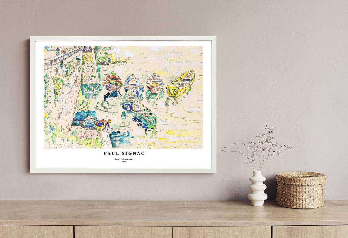 Paul Signac - Bourg Saint-Andéo Poster