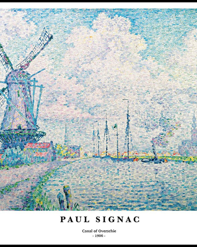 Paul Signac - Canal of Overschie Poster