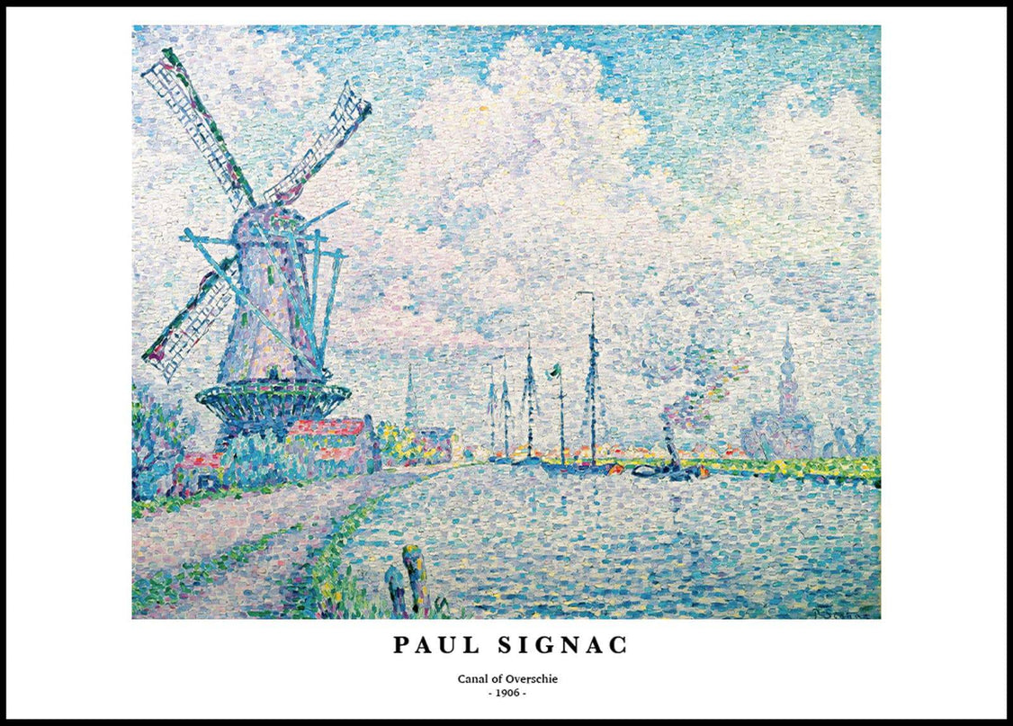 Paul Signac - Canal of Overschie Poster