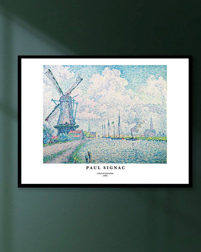 Paul Signac - Canal of Overschie Poster