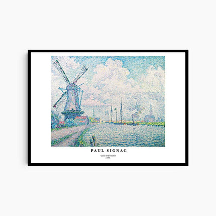 Paul Signac - Canal of Overschie Poster