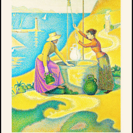 Paul Signac - Femmes Aux Puits Poster