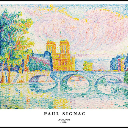 Paul Signac - La Cité, Paris Poster
