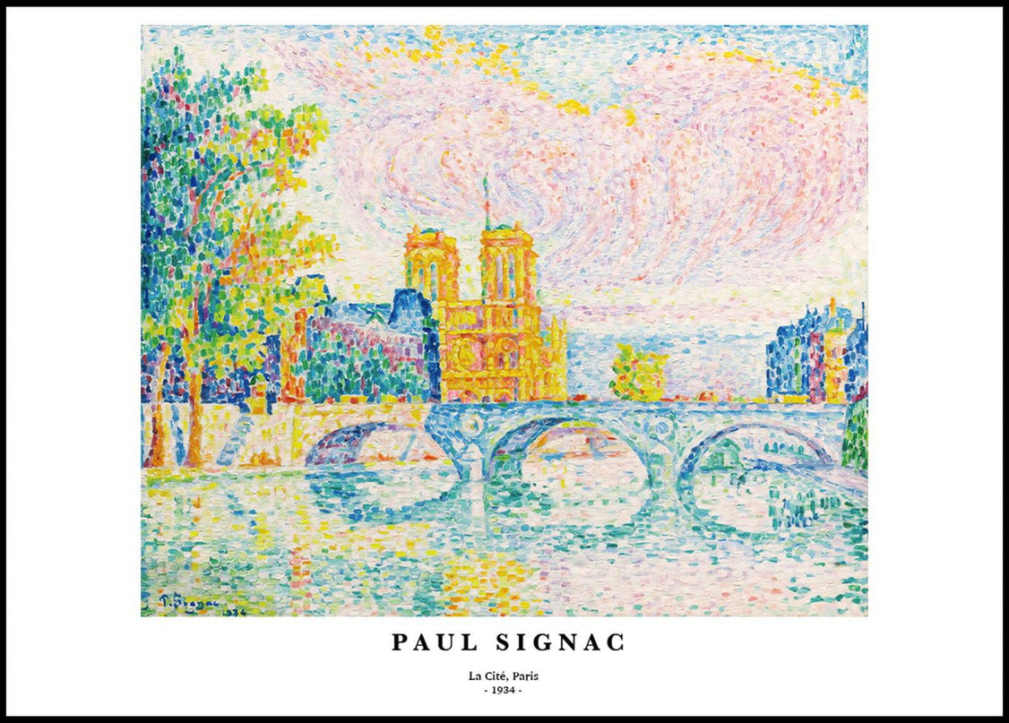 Paul Signac - La Cité, Paris Poster