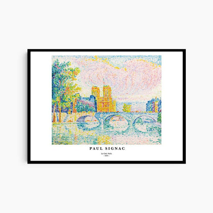 Paul Signac - La Cité, Paris Poster