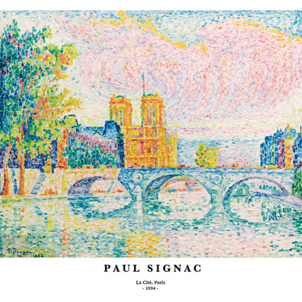 Paul Signac - La Cité, Paris Poster