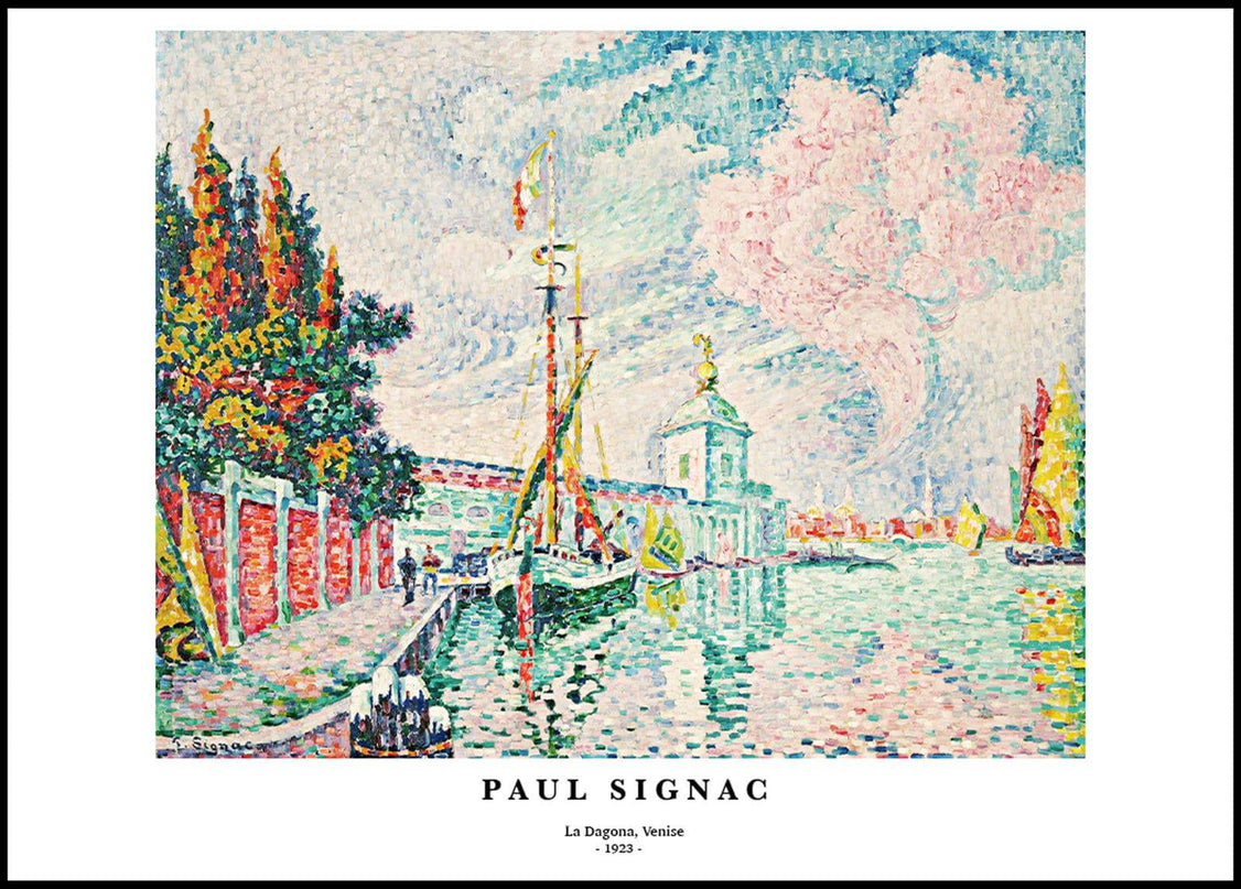 Paul Signac - La Dagona, Venise Poster