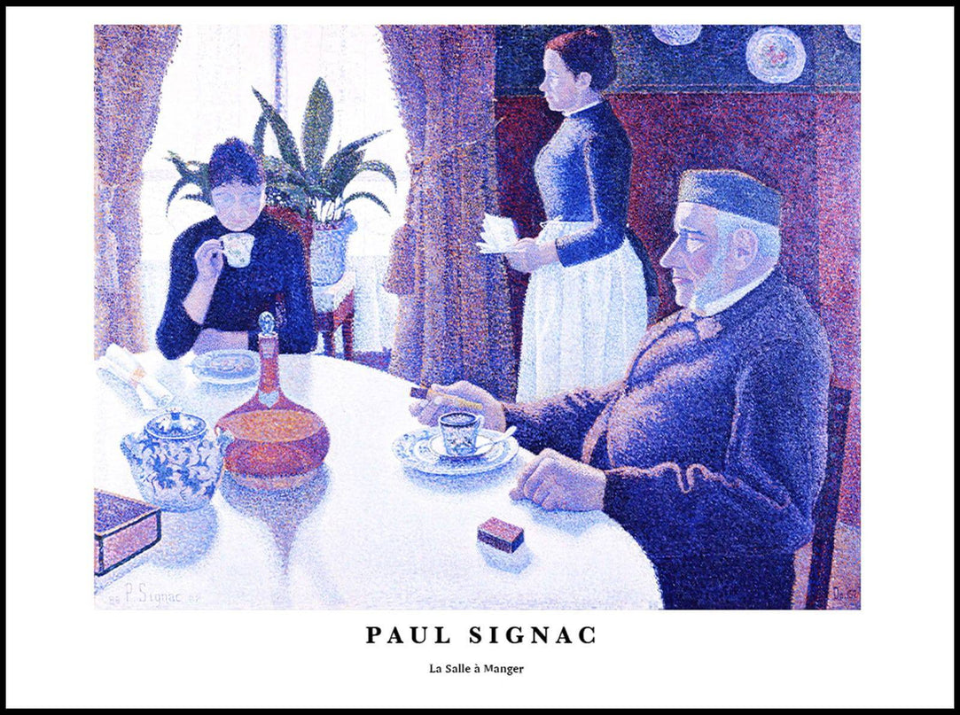 Paul Signac - La Salle à Manger Poster