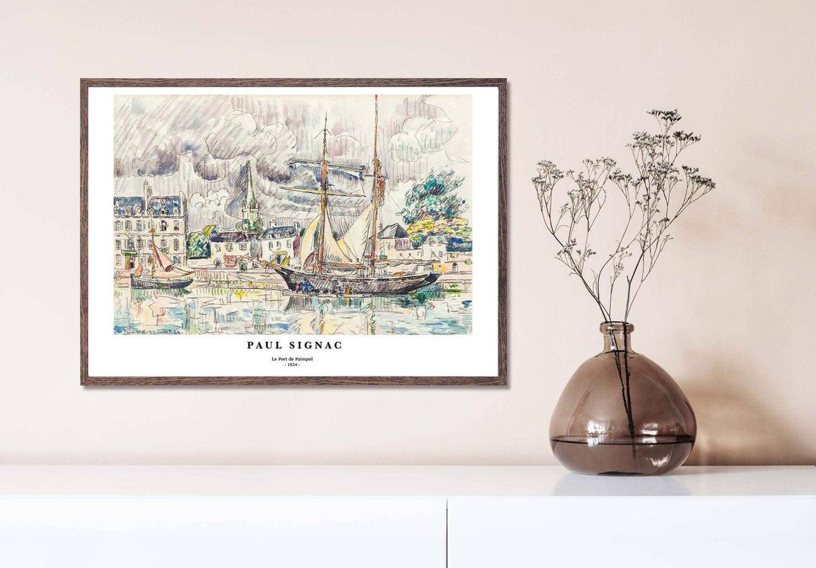 Paul Signac - Le Port de Paimpol Poster