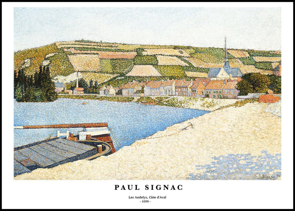 Paul Signac - Les Andelys, Côte d’Aval Poster