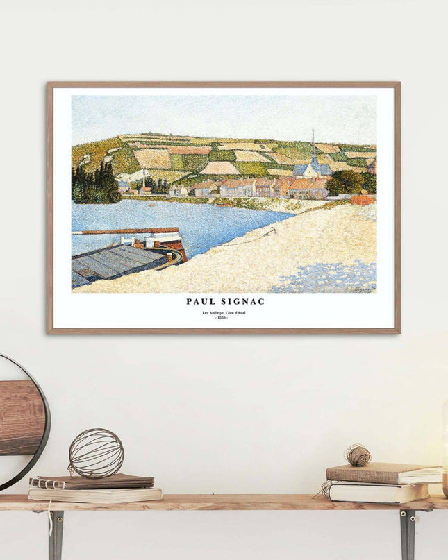Paul Signac - Les Andelys, Côte d’Aval Poster