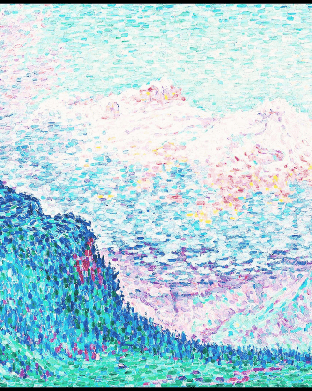 Paul Signac - Les Diablerets 'L’Oldenhorn et le Bécabesson'