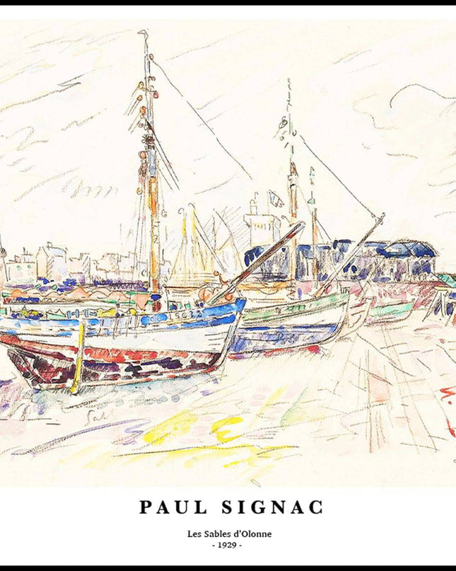 Paul Signac - Les Sables d'Olonne Poster