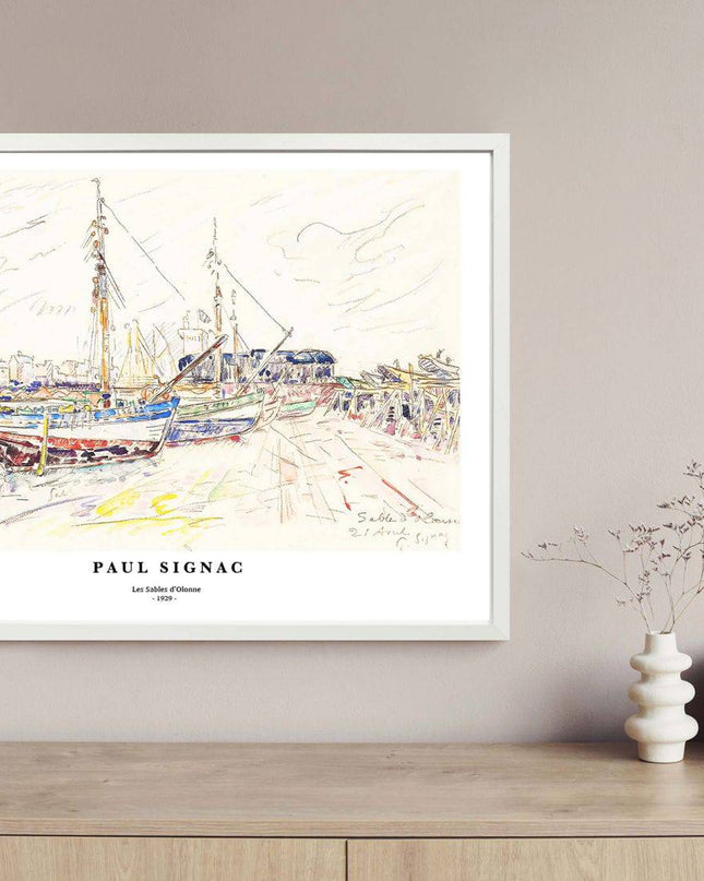 Paul Signac - Les Sables d'Olonne Poster