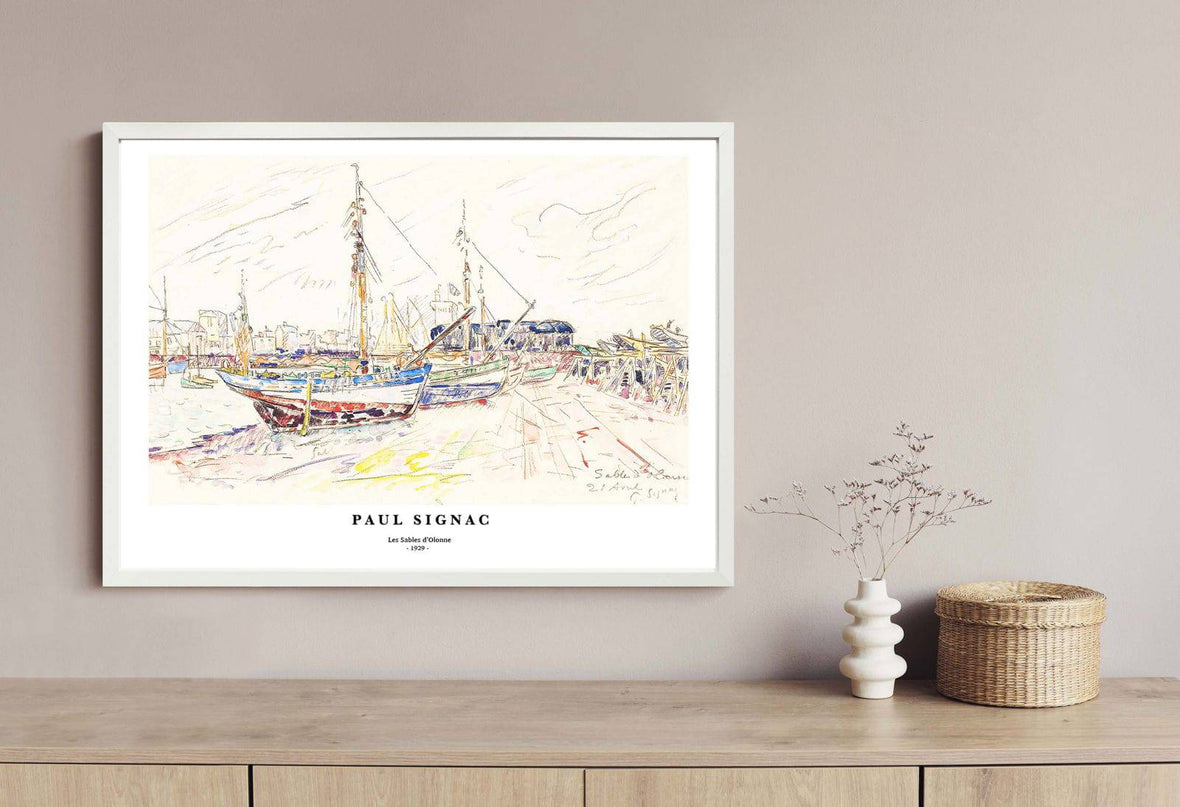 Paul Signac - Les Sables d'Olonne Poster