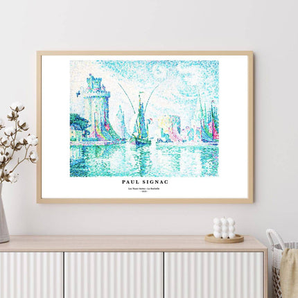 Paul Signac - Les Tours Vertes - La Rochelle Poster