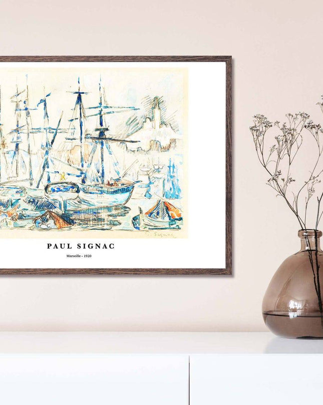 Paul Signac - Marseille Poster