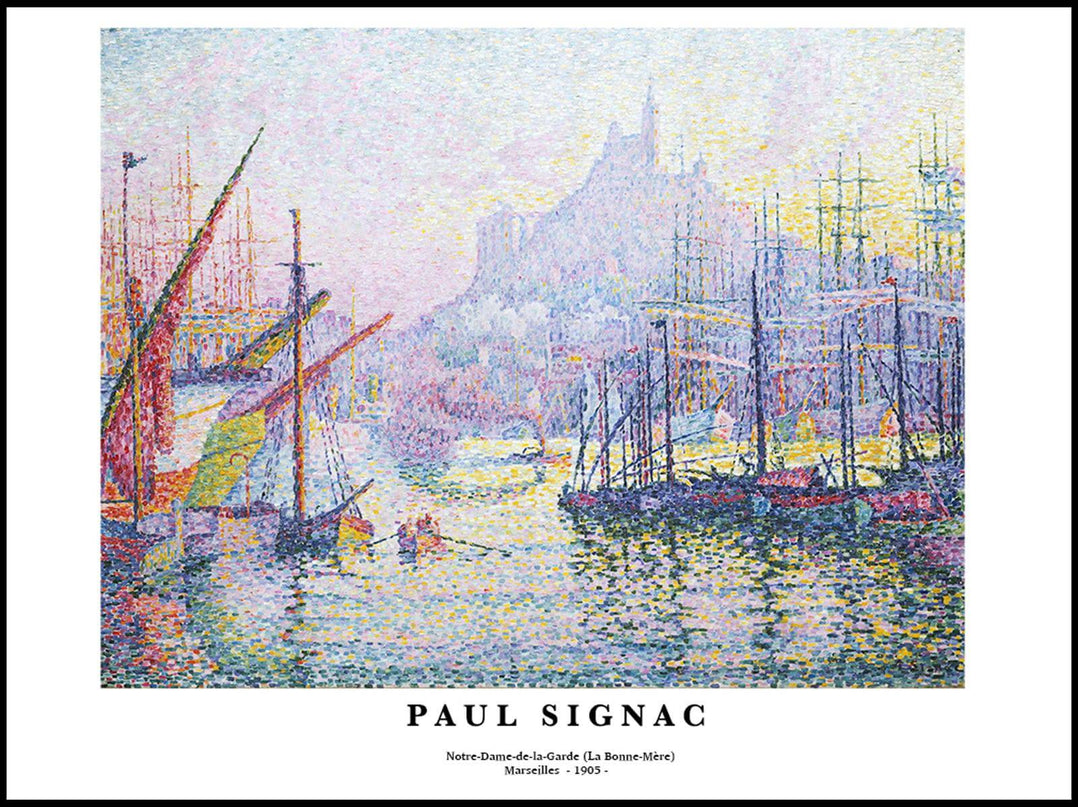 Paul Signac - Notre Dame de la garde Poster
