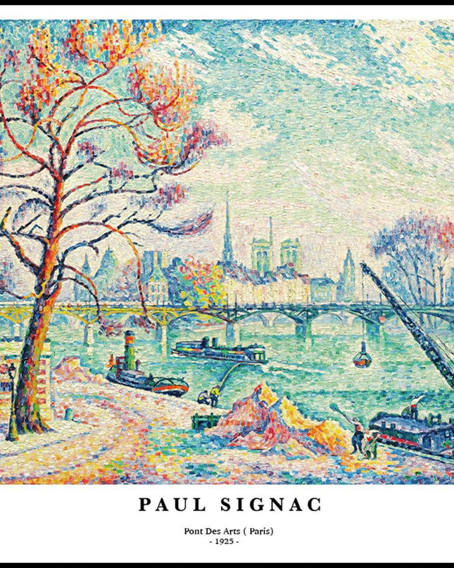 Paul Signac - Pont des Arts 'Paris' Poster