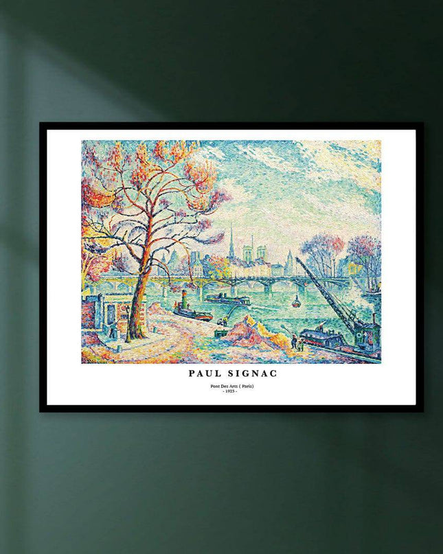 Paul Signac - Pont des Arts 'Paris' Poster