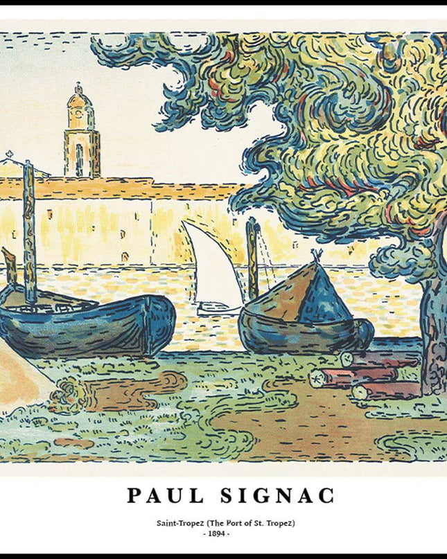 Paul Signac - Saint-Tropez 'The Port of St. Tropez' Poster