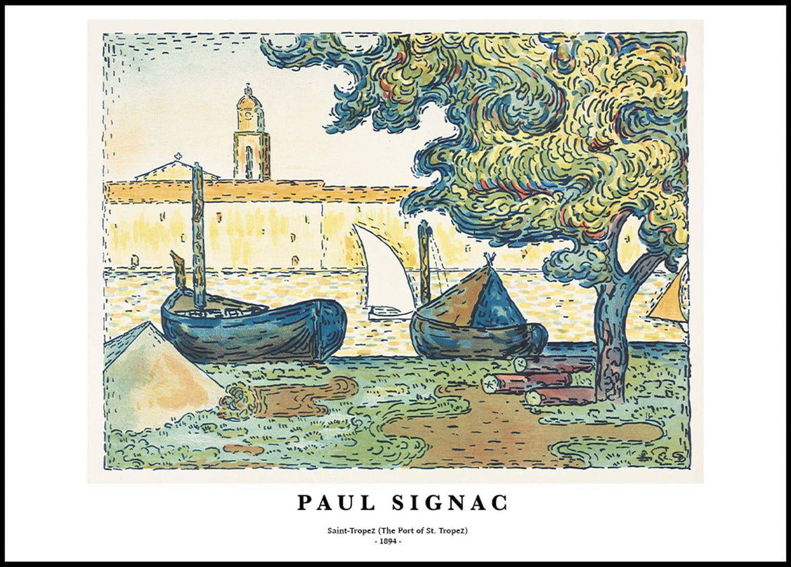 Paul Signac - Saint-Tropez 'The Port of St. Tropez' Poster