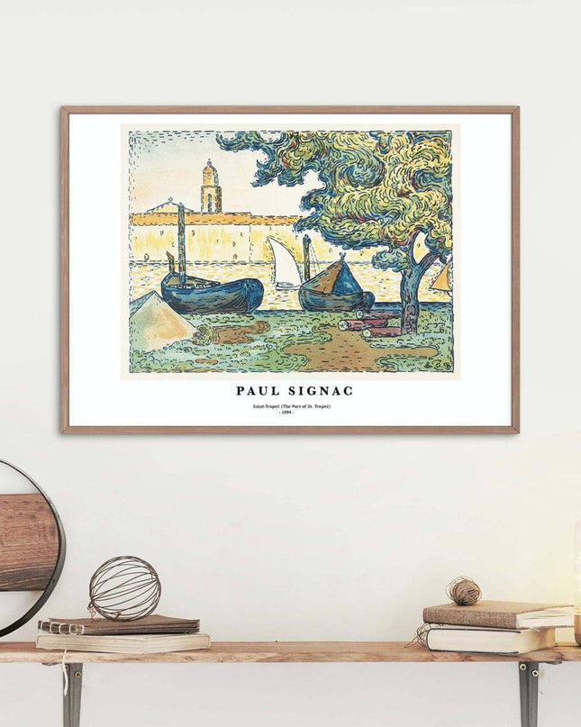Paul Signac - Saint-Tropez 'The Port of St. Tropez' Poster