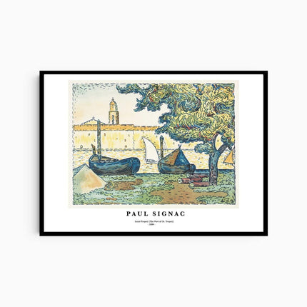 Paul Signac - Saint-Tropez 'The Port of St. Tropez' Poster
