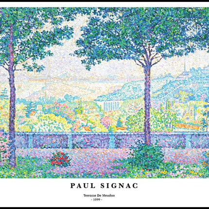Paul Signac - Terasse de Meudon Poster