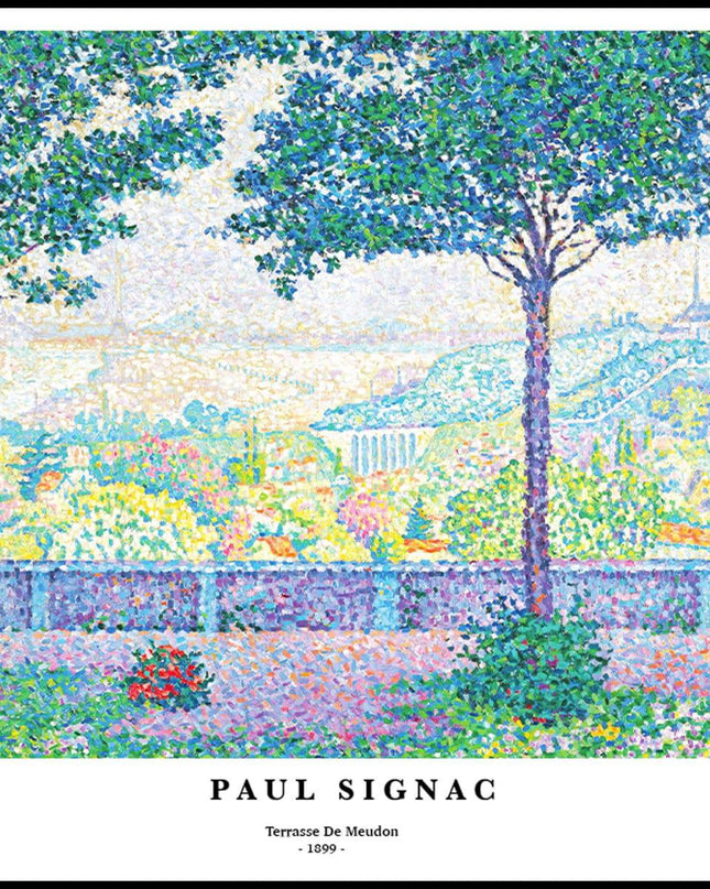 Paul Signac - Terasse de Meudon Poster