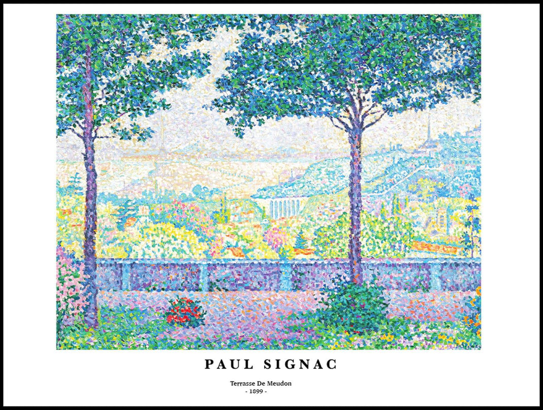 Paul Signac - Terasse de Meudon Poster