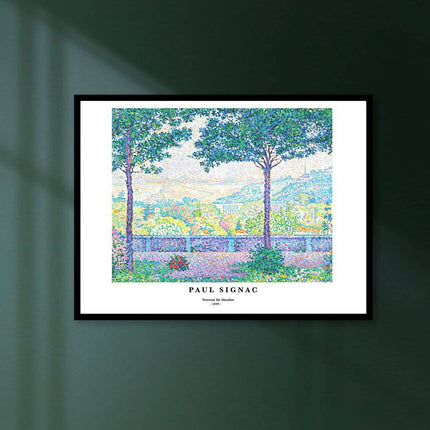 Paul Signac - Terasse de Meudon Poster