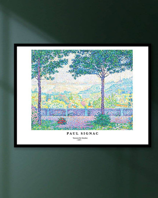 Paul Signac - Terasse de Meudon Poster